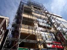 横浜市港北区マンション塗装工事 改修工事足場施工