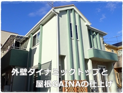 外壁塗装 川崎市高津区住宅 ダイナミックトップ仕上げ