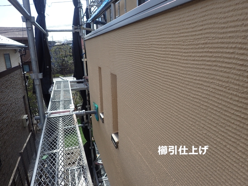 外壁塗装横浜市都筑区　ジョリパットフレッシュ工事完了
