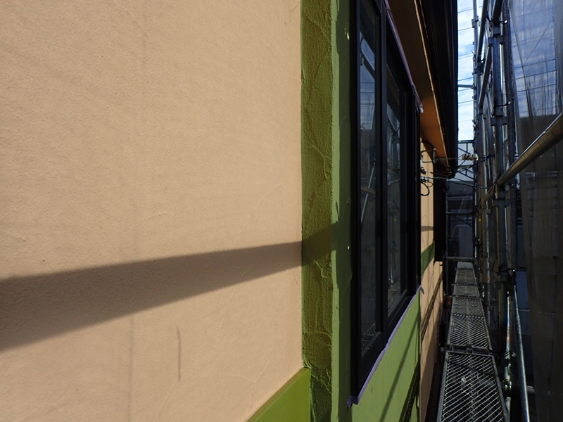 ジョリパットフレッシュ外壁塗装と屋根リフォーム　川崎市高津区　塗装後