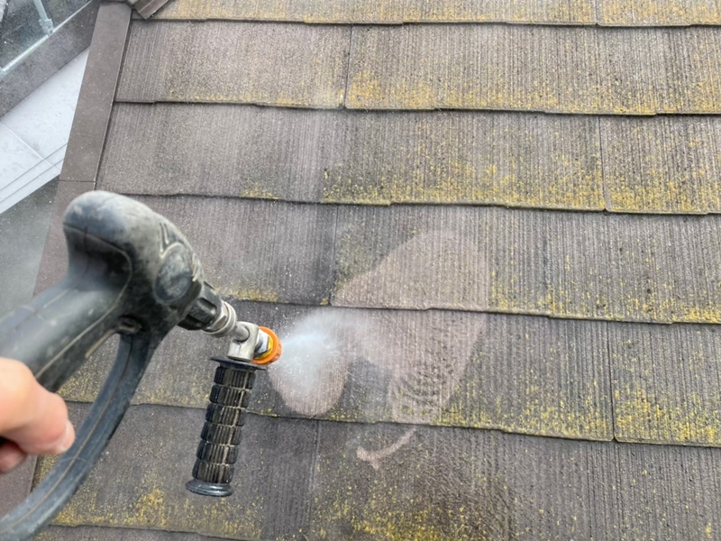 ジョリパットフレッシュ外壁屋根塗装　神奈川県相模原市南区　洗浄工事
