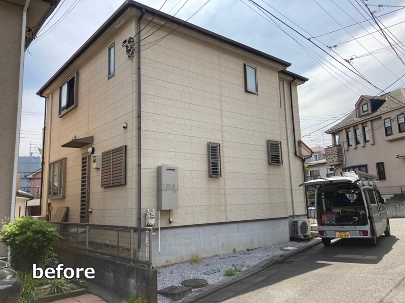 サイディング外壁塗装とスーパーガルテクト屋根工事神奈川県川崎市麻生区