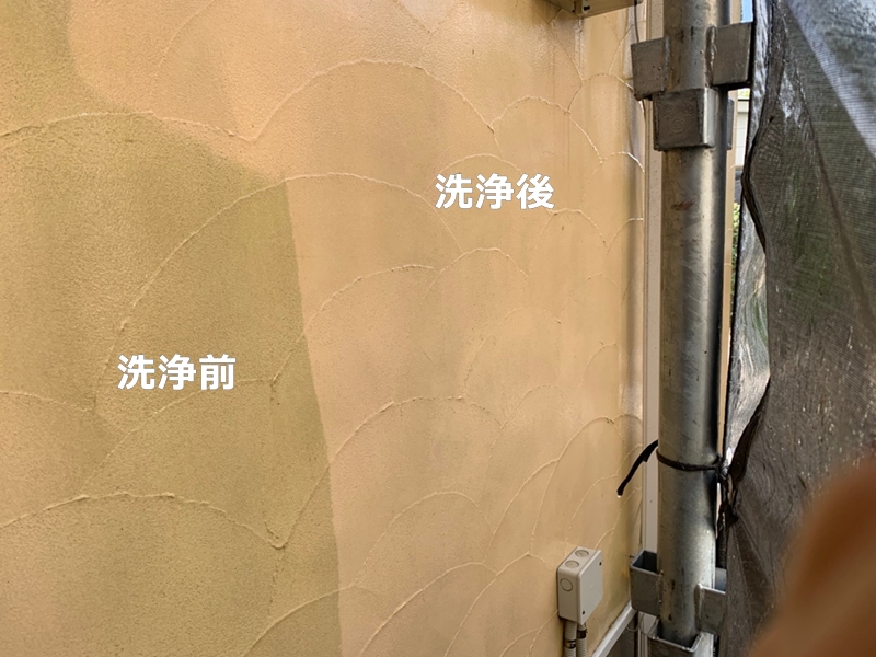 ジョリパットフレッシュ塗り替え工事　埼玉県所沢市　洗浄工事