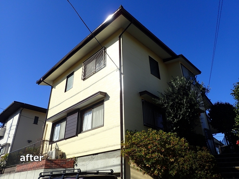 神奈川県川崎市麻生区サイディング外壁塗装　工事後