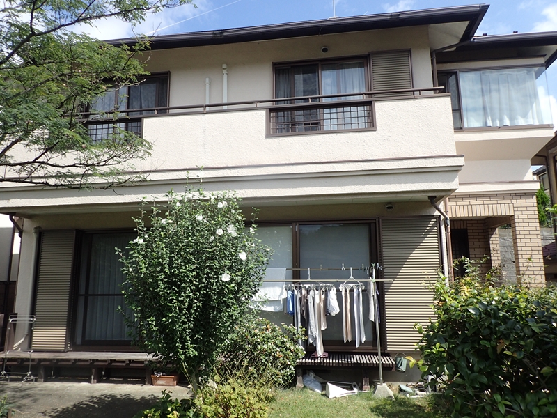 神奈川県川崎市麻生区外壁屋根塗装工事と防水工事　工事前