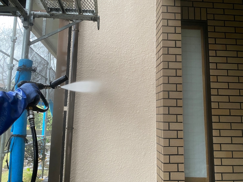 神奈川県川崎市麻生区外壁屋根塗装工事と防水工事　洗浄工事