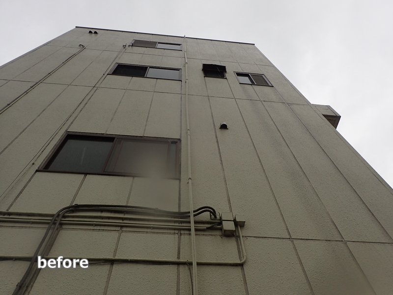 神奈川県横須賀市マンション外壁塗装防水工事　工事前