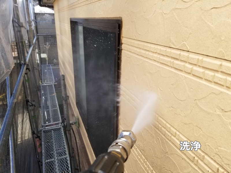 神奈川県川崎市多摩区外壁塗装工事と屋根の塗り替え　洗浄工事