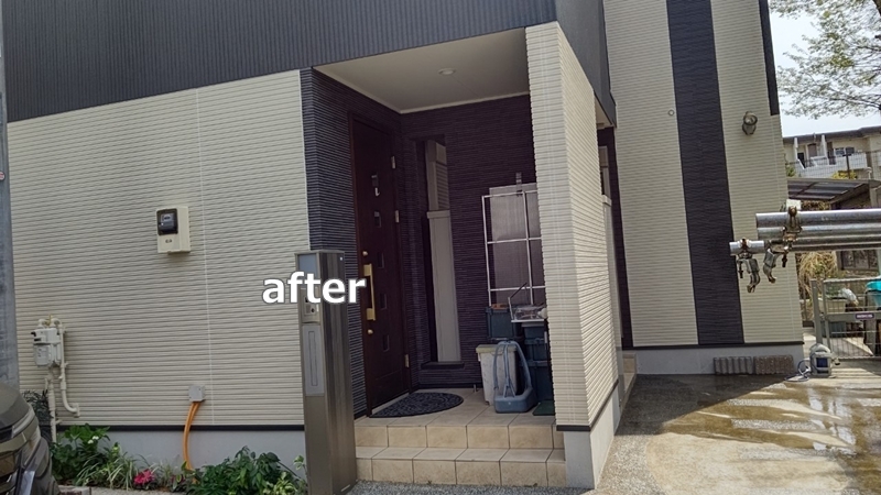 神奈川県川崎市多摩区サイディング外壁塗装　工事後