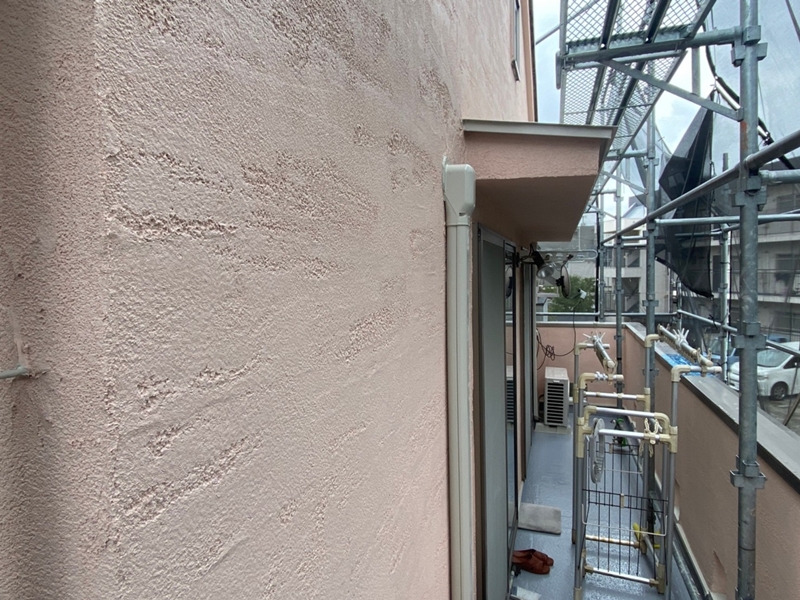 川崎市多摩区ジョリパットコテ仕上げ外壁塗装　ジョリパットリフレッシュシステム