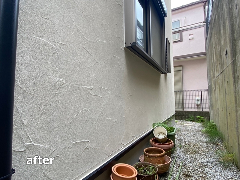 神奈川県川崎市多摩区ジョリパット外壁塗装工事　工事後