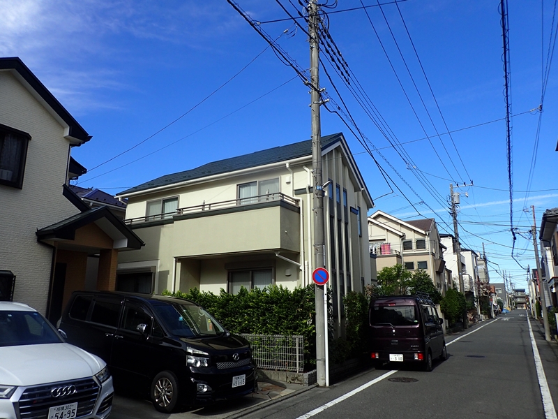 神奈川県大和市ジョリパット外壁塗装と金属屋根工事　工事前