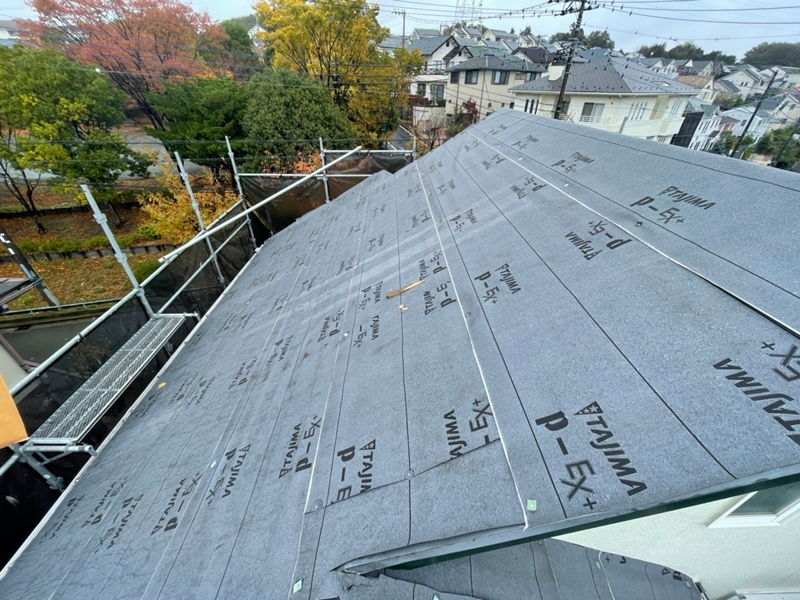 神奈川県横浜市青葉区外壁塗装と金属屋根工事　