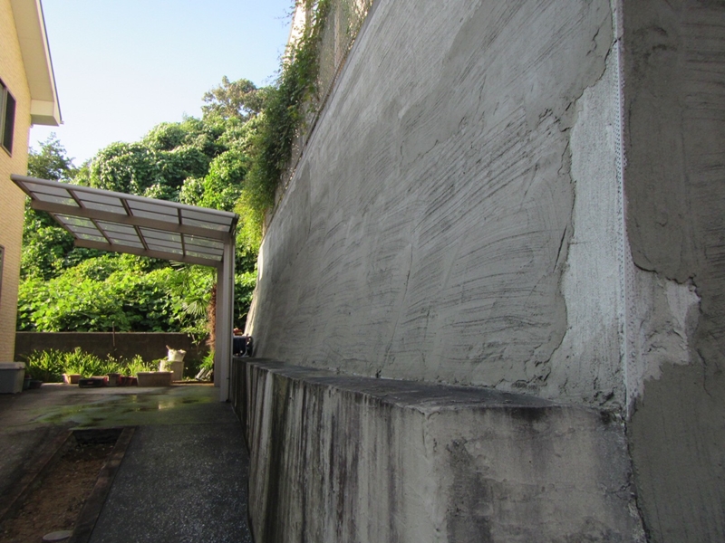 神奈川県川崎市高津区大谷石擁壁改修工事