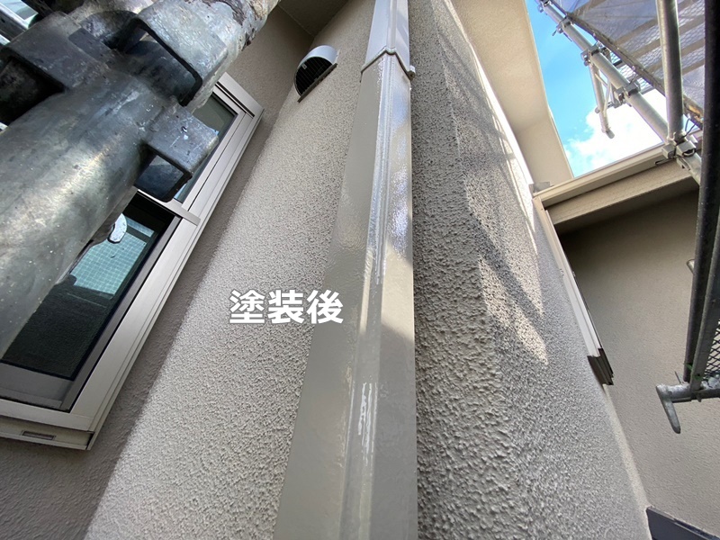 神奈川県横浜市緑区ジョリパット外壁塗装工事　付帯部塗装
