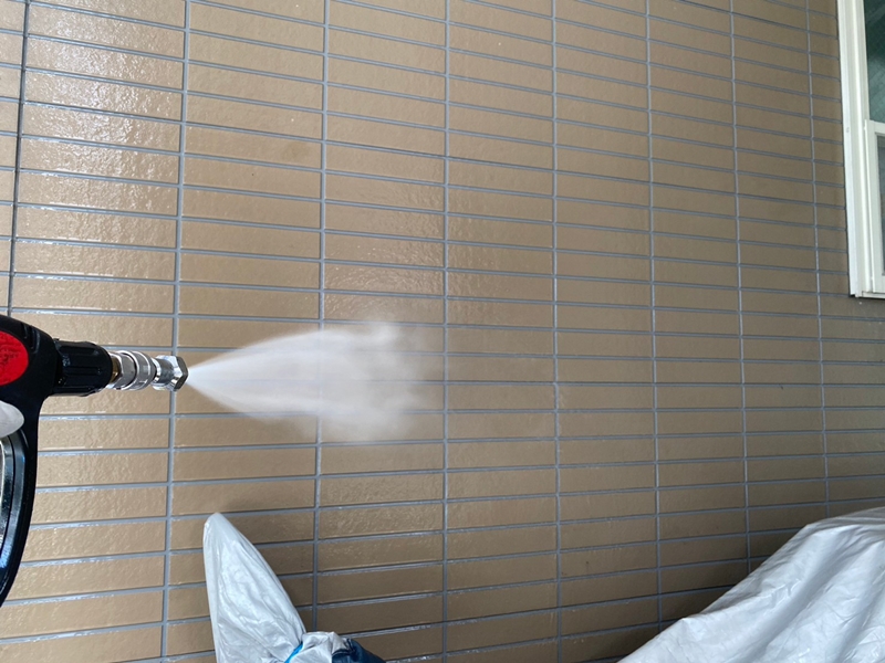 外壁塗装　川崎市多摩区洗浄工事