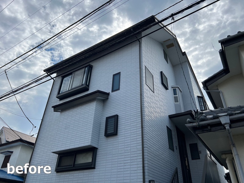アパート外壁屋根塗装工事　神奈川県海老名市　工事前