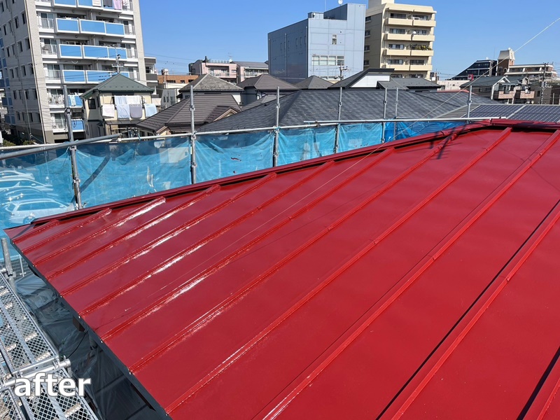 アパート外壁屋根塗装工事　東京都江戸川区　工事後