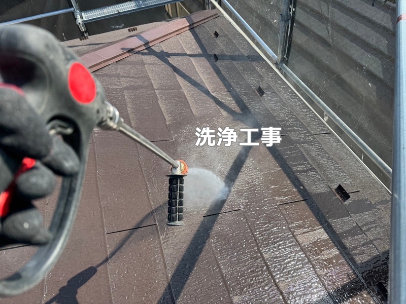 ジョリパット外壁塗装工事～川崎市幸区　洗浄工事