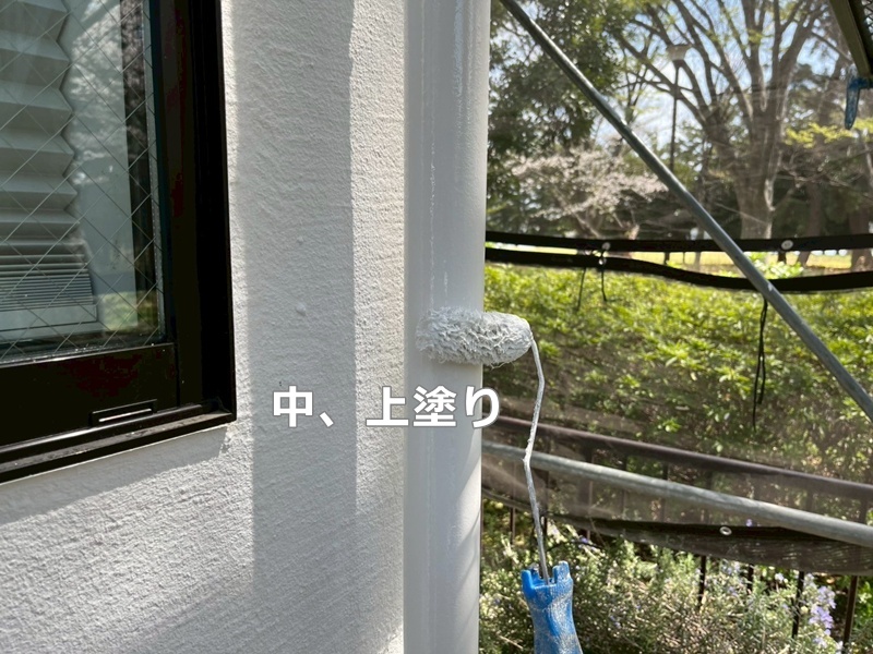 中、上塗り