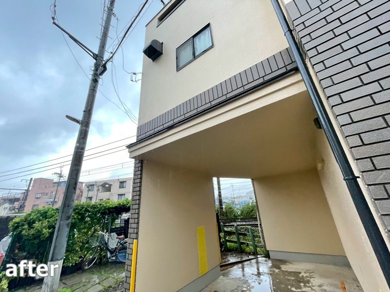 リシン外壁塗装工事　川崎市多摩区　工事後