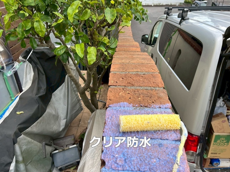 タイルブロッククリア防水