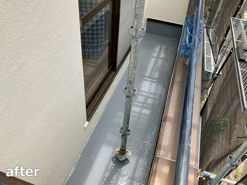 外壁塗装工事　外壁ダイナミックトップ　横浜市南区　工事後