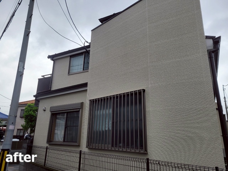 東京都三鷹市外壁塗装　工事後