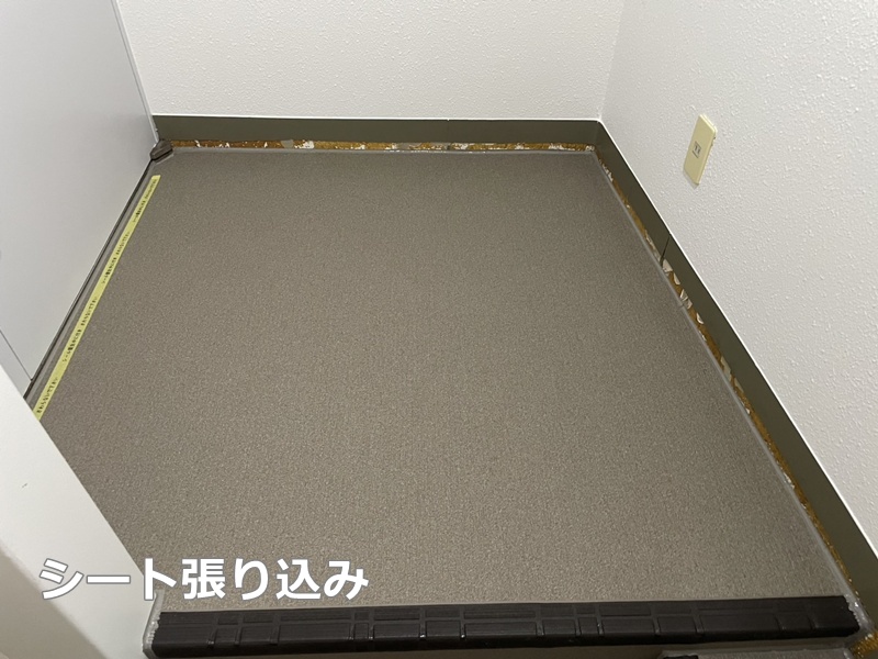 シート張り込み