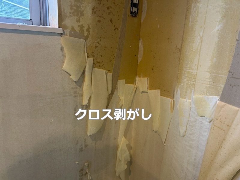 クロス剥がし　カルクウォール