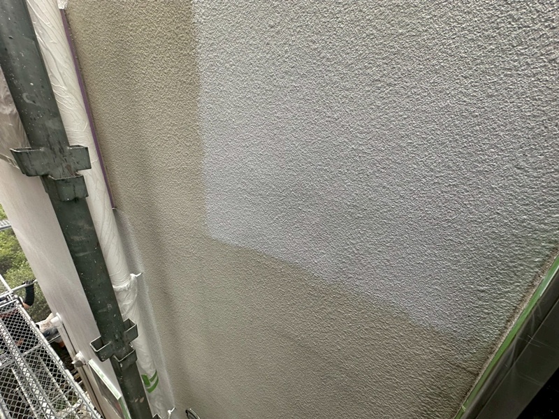 川崎市中原区住宅 ジョリパット外壁塗装工事 下塗り