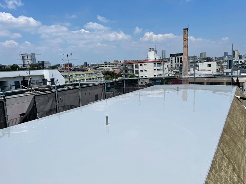 東京都品川区マンション 外壁塗装工事 ウレタン防水