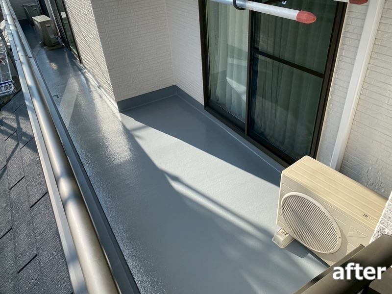 ネオフレッシュティアラ塗装　東京都狛江市　工事後　軒樋全交換