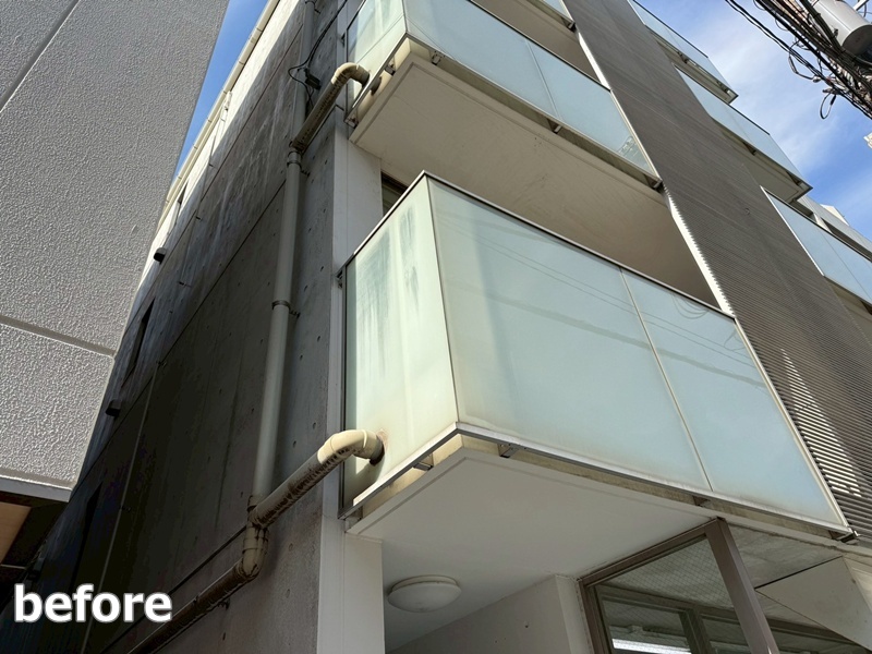 マンション外壁塗装工事　東京都品川区　工事前