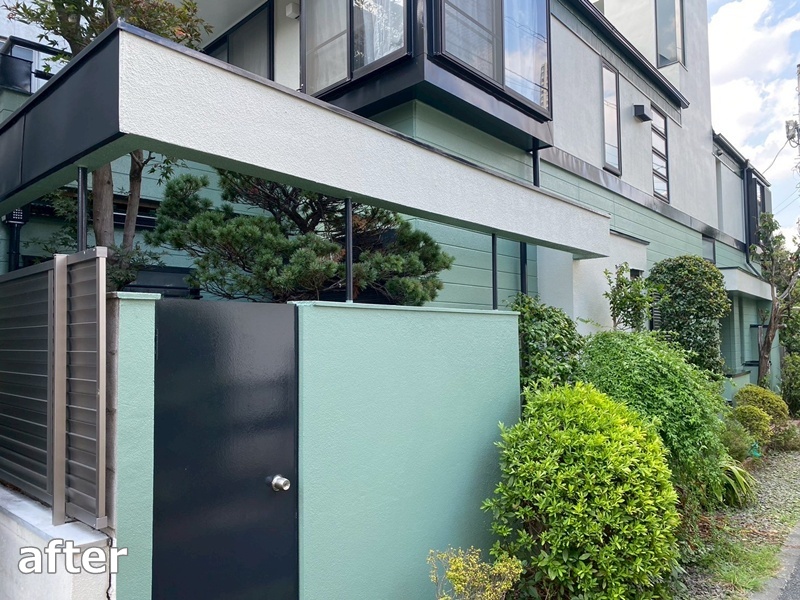 東京都港区外壁屋根塗装　工事後