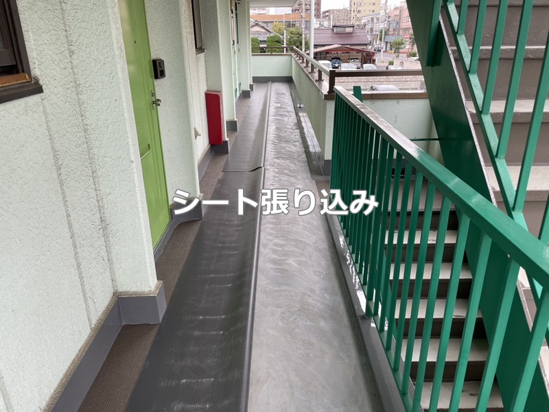 シート張り込み
