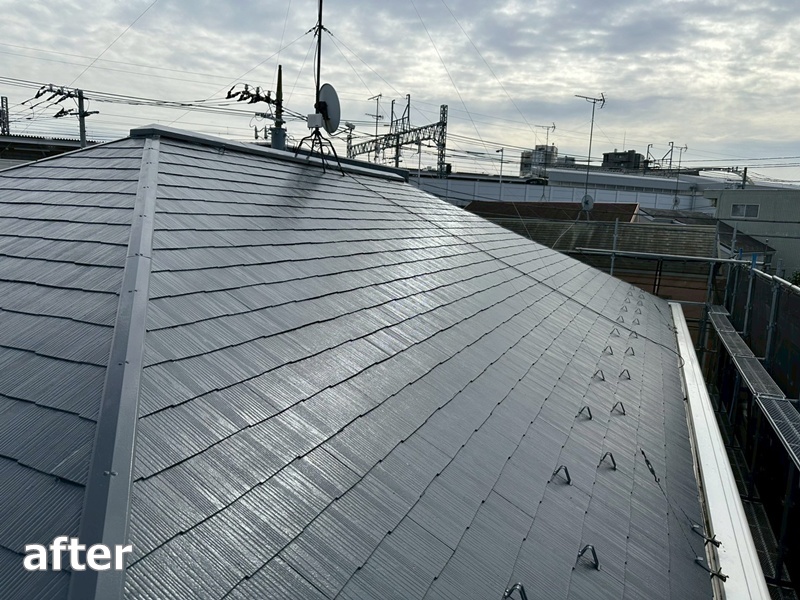 アパート2棟外壁塗装工事　川崎市高津区　工事後