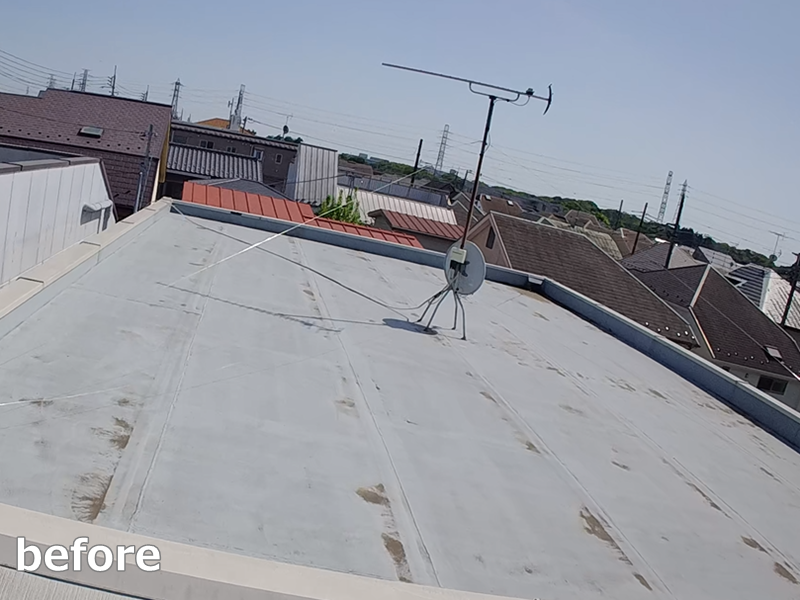 アパート外壁塗装工事　東京都三鷹市　工事前