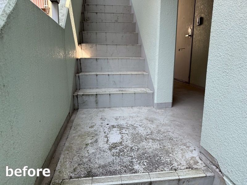 マンションタキステップ工事　東京都品川区　工事前