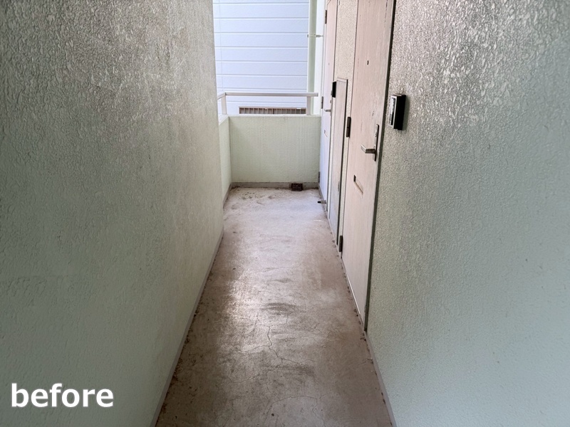 マンションタキステップ工事　東京都品川区　工事前