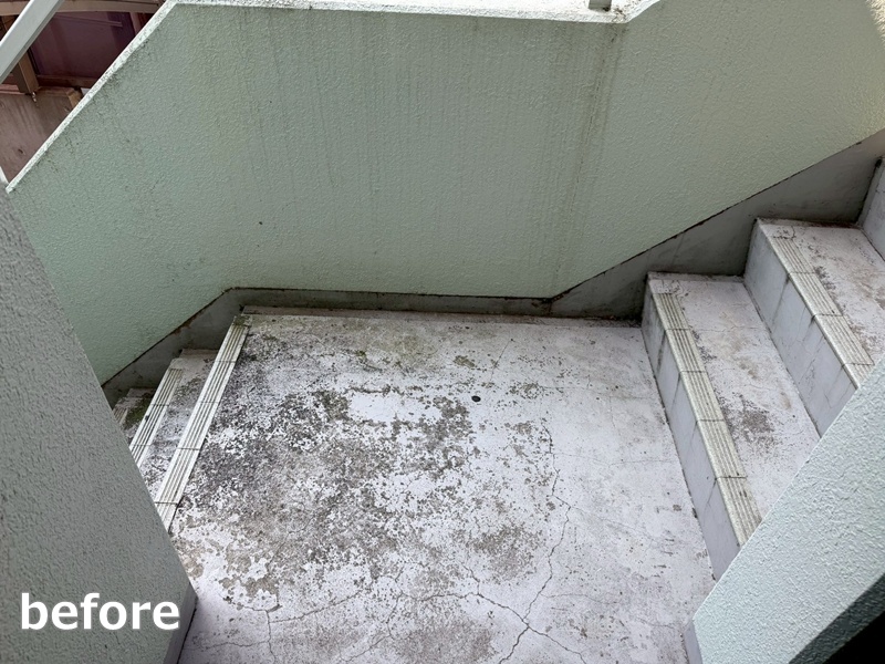 マンションタキステップ工事　東京都品川区　工事前