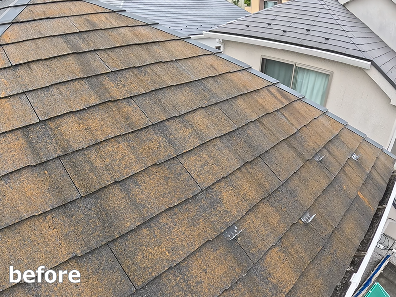 ジョリパット外壁塗装　横浜市青葉区　工事前