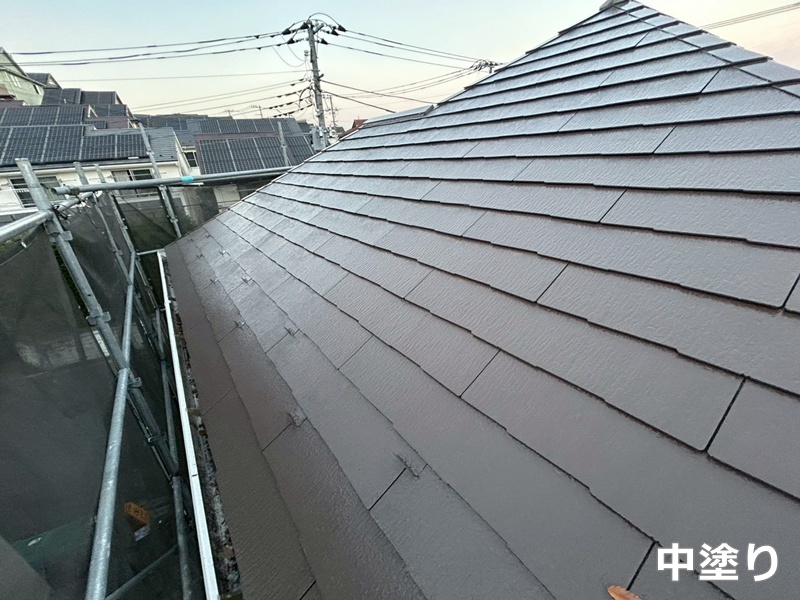 ダイナミックルーフ中塗り