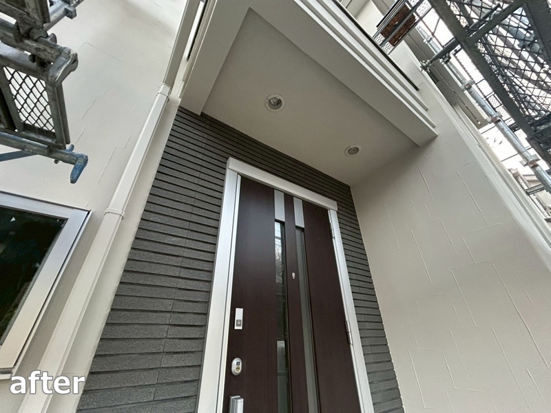 ジョリパット外壁塗装　横浜市青葉区　工事後