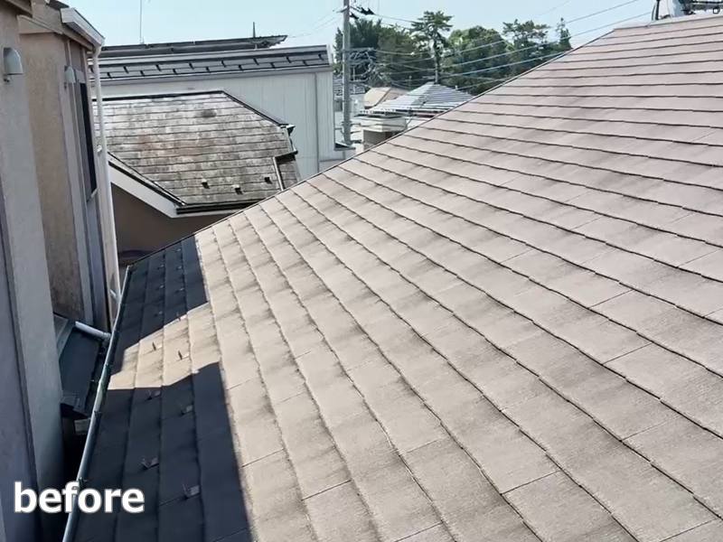 ラグゼMUKIトップ外壁塗装　川崎市宮前区　工事前