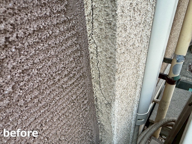 ラグゼMUKIトップ外壁塗装　川崎市宮前区　工事前