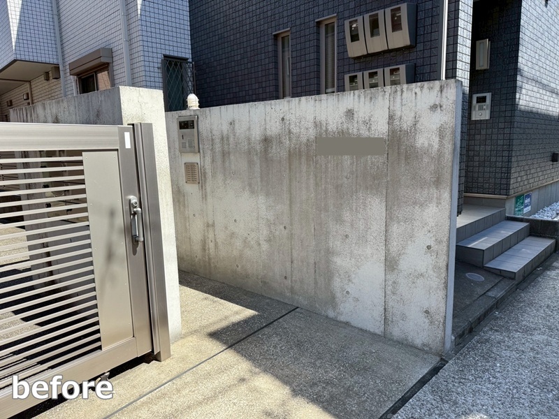 アパート外壁塗装工事　川崎市中原区　工事前