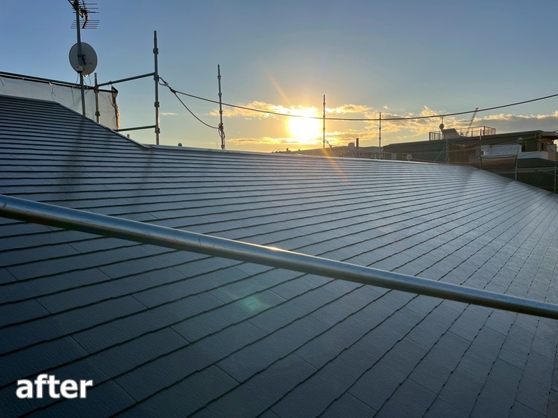 アパート外壁塗装工事　川崎市中原区　工事後