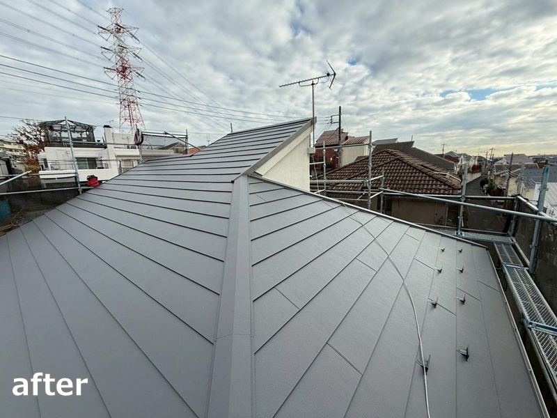 ジョリパット外壁塗装工事　横浜市青葉区　工事後