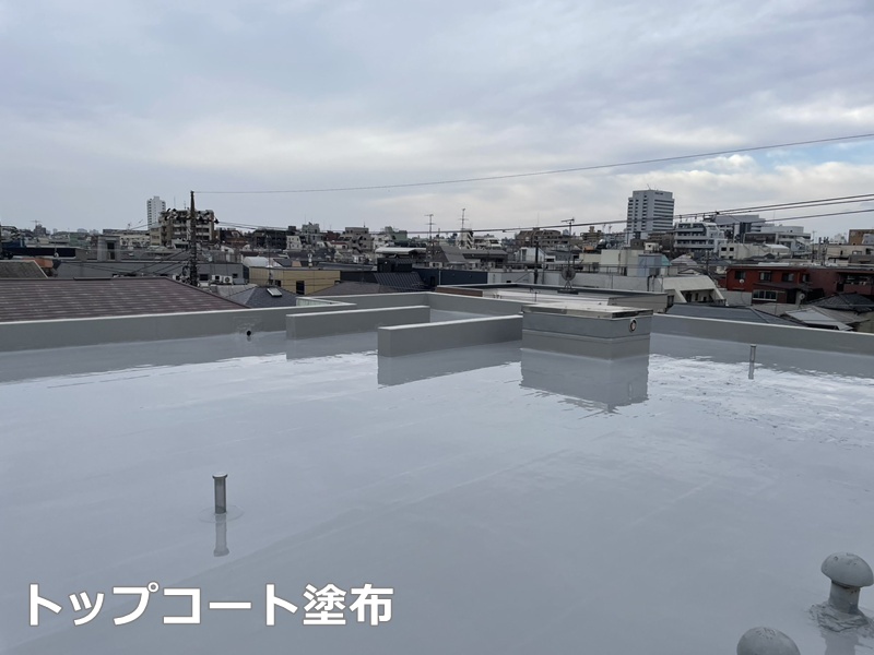 トップコート塗布